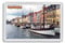AWS Copenhagen Souvenir Dänemark Magnet Fridge Magnet Denmark Kühlschrankmagnet aus Hartplastik mit Fotobild Stadt City København
