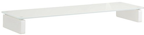 MAJA Möbel TV-Board, Glas, Weißglas, 110,00 x 35,00 x 12,20 cm