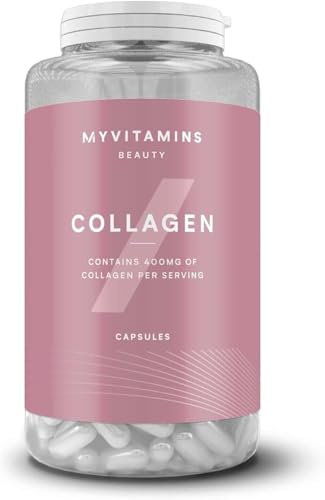 Myprotein Collagen Capsules – Hydrolyzed Collagen Peptides – 400mg Bovine Collagen per Capsule – Joint, Skin & Hair Support – Collagen Supplements for Women & Men – 90 Capsules