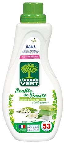 L'Arbre Vert Adoucissant Concentré Souffle de Pureté, Muguet & Jasmin, 800 ml