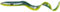 Savage Gear 3D Real EEL 20cm Green Yellow Glitter Bulk Gummiköder