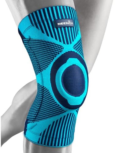 NEENCA Kniestütze, Komprimierte Kniebandage mit Patella Gel Pads & Feder Seitenstabilisatoren, Medizinischer Knieschützer für Laufen, Meniskusriss, Arthritis, Gelenkschmerzlinderung, ACL, Erholung