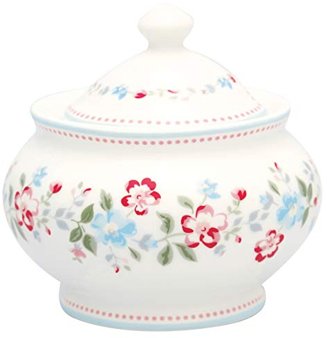 Greengate - Zuckerdose - Sonia - Porzellan - weiß - 200 ml