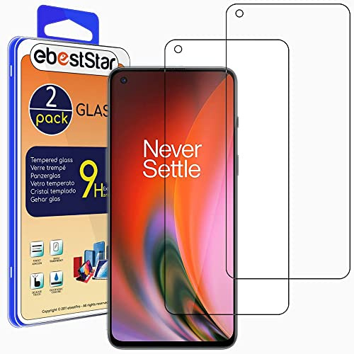 ebestStar - Cristal Templado x2 para OnePlus Nord 2 5G, Protector Pantalla Película Vidrio, Antigolpes