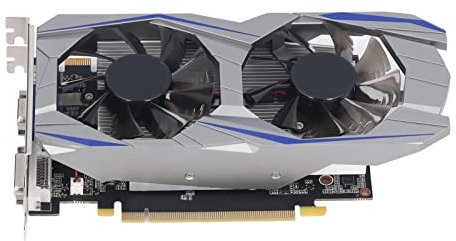 Scheda Grafica GTX 550 Ti, 2GB GDDR5 128BIT 4K HDR, Uscita DVI VGA HDMI, PCI Express 1.1, Scheda Grafica da Gioco per Computer GPU Desktop a Doppia Ventola a Basso Rumore per L'home Office