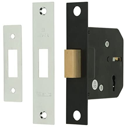 Sterling MLD330 3-inch/76mm 3-Lever Deadlock - Nickel