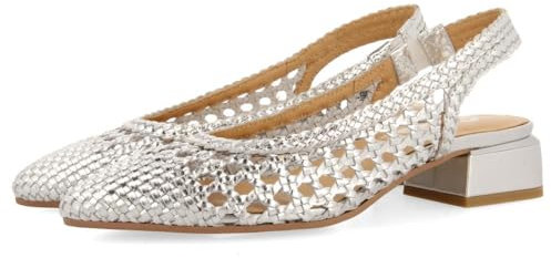 Gioseppo PISKOVE, Ballet Flat Mujer, Plata, 36 EU