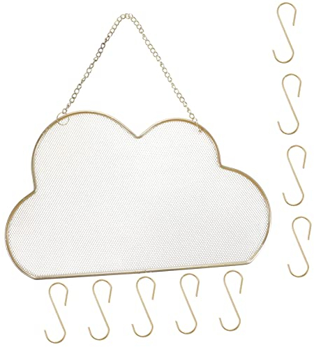 ZAANU Grid Storage Rack Wand Montiert Organizer Wand Schmuck Halter Aufhänger Ohrring Halter Schmuck Baum Wandbehang Wolke Dekoration Schmuck Display Rack Ohrring Schmuck Halter Die Wolken/248