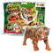 CRAZE Stretchy Animals Big Predators - Figure di animali con pelliccia elastica, imbottitura speciale, effetti speciali e carte da gioco, 16 modelli da collezionare