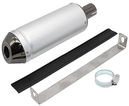 Pot Echappement Moto 28mm Moto Silencieux D'échappement Tuyau Pince Tuyau Évasion 110 125cc 150cc Quad Bike Dirt Scooter Systèmes D'échappement Pour Moto