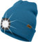 ATNKE LED Beleuchtete Mütze mit Licht,Wiederaufladbare USB 4 LED Beleuchtete Laufmütze Extrem Heller Lampe Winter Warme Stricken Mütze Technik Geschenke für Herren und Damen/Peacock Blue