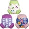 MOEMOE BABY Pannolino da nuoto, Riutilizzabile Costume Contenitivo per Bambini Neonato Neonata,3 pezzi,giallo,XL/4T/4-5 Anni