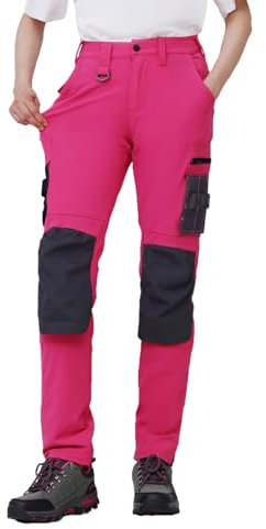 WORK IDEA Pantalon de Travail Femme Slim-Fit Stretch : Zones critiques renforcées en Cordura — élégance Robuste pour des exigences élevées