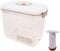 Gzsekken Vacuum Seal Containers 2.7L Hand pump with vacuum Food Saver Accessories Time Compass Manual Air Pump Design for Quick Marinating Rectangle