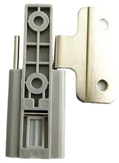 SQING 4PCS Schrank Falttür Kleiderschrank Eingebautes Scharnier Akkordeon Faltschranktür Kleiderschrank Systeme Verfolgtes Kunststoffscharnier