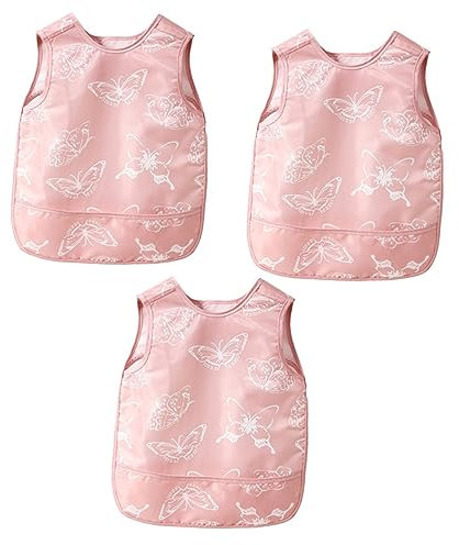 ibasenice 3stücke Lätzchen Für Kleinkinder Praktische Schürze Für Teething Und Mehr Für Jungen Und Mädchen Monate Jahr