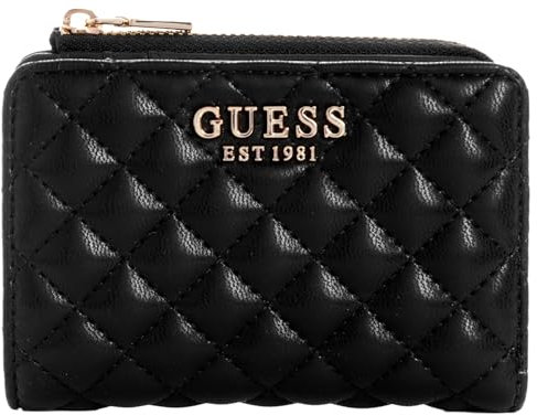 GUESS Damen Eco Rianne Zip Around Kartenetui, Schwarz, Einheitsgröße