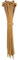 OutdoorFix Serre-câbles 150 x 3,5 mm, 50 pièces – Bambou/roseau foncé – Résistant aux intempéries, anti-UV