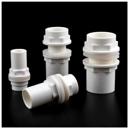 1 Stücke Weiß PVC Rohr Fitting 20~50mm Aquarium Fisch Rohr Anschluss Garten Entwässerung Wasser Versorgung Anschluss(Inner Dia 40mm)