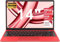 Ordenador Portatil Celeron N4020 Up to 2.8Ghz, Ordenadores Portatiles 14 Pulgadas Win 11 con 5G WiFi 6+256GB SSD Expansión 1TB, BT 4.2 1920X1080 FHD Mini Puerto Multimedia Portatiles Buenos-Rojo