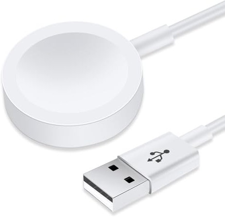 Ladekabel Drahtlos für Apple Watch,USB-Kabel für i-Watch,Kabellos Fast Charging,Magnetisches Ladekabel,tragbares Schnellladekabel für i-Watch Ultra/SE/Serie 10/9/8/7/6/5/4/3/2/1 (1 m)