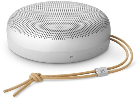 Bang & Olufsen Beosound A1 (3. Generation) Tragbarer wasserdichter Bluetooth-Lautsprecher mit 3 Mikrofonen, Cradle-to-Cradle-Zertifiziert - Natural Aluminium