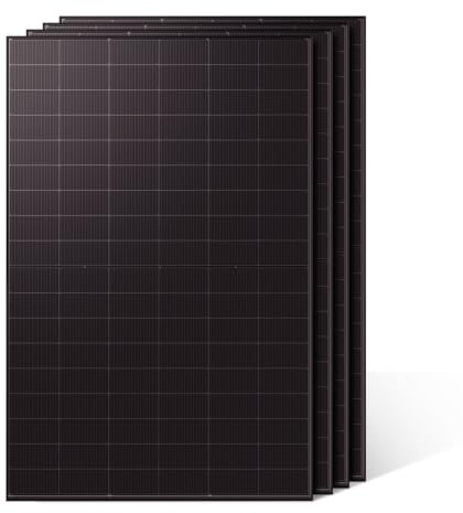 Kleines Kraftwerk 4×500Wp Solarmodul SunPro TOPCon – 0% VAT für Privatkunden – bifazial, Glas-Glas, Full Black – Hochleistungs-PV Modul für Balkonkraftwerk, Boot & Off-Grid