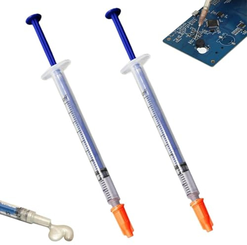 2pcs Electrical Conductive Adhesive Glue,Conductive Silver Glu/e,Liquid Metal,Conductive Paint,Liquid Metal Repair,Meta/l Filler For Electronic Circuit Repair,2x 0.2ml Conductive Glue