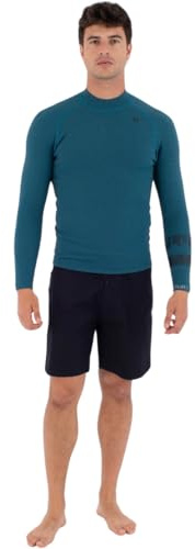 Hurley 2026 Herren Plus Texture 1,5/1 mm Neoprenanzugjacke – Schwarz/Himmelblau