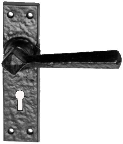 Kirkpatrick Lever Lock Door Handle Set (2445) - Antique Black