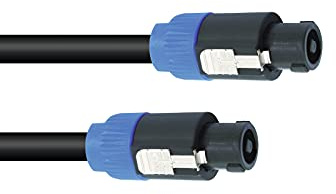 PSSO Lautsprecherkabel Speaker Speakon 2x4 5m sw