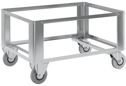 ZARGES | Alu-Untersetzwagen W152 | für Aluminium-Kiste | Außen-LxBxH 790 x 590 x 452,5 mm