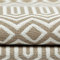 McAlister Textiles Colorado | Stoff als Meterware in Taupe Braun | Per halber Meter | Breite 140cm | geometrisch gewobenes Ethno Design | für Vorhänge, Polster Heimtextilien