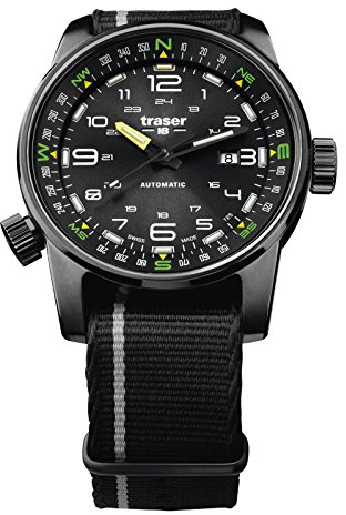 Traser P68 Automatikuhr Pathfinder Black mit Natoarmband
