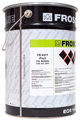 Froschemie 6311 Pro3 116 Nogal 25 litros Lasur Protector Decorativo de Madera en Base Acuosa para profesionales