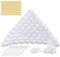 60 Pièces Contenant Cosmétique Vide Plastique Transparente Petite Pots avec Mini Spatule pour Crème/Échantillons/Poudre/Lotion/Petit Boucle d'Oreille (5g / 5ml, Blanc)