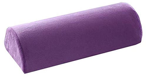 LEEYYO Cuscino in memory foam per cervicale, schiena lombare, colonna vertebrale, ginocchia, supporto per sollievo dal dolore, per mezzaluna (viola) (viola)