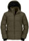 Wantdo Homme Manteau Polaire Chaud d'hiver Veste de Rembourrage en Coton épaissi Parka matelassée Coupe-Vent Classique Veste à Capuche d'extérieur Vert Militaire M