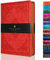 Victoria's Journals Tagebuch, Kunstleder, Vintage, Journal, Notizbuch, Hardcover, liniertes, altmodisches Reisetagebuch, 14,5 x 20,5 cm, Rot