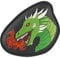 Step by Step Magic Mags Flash „Mystic Dragon Zion“, Drache, mit Leuchteffekt, als Ergänzung für den Schulranzen oder Vorschulrucksack