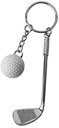DonJordi Schlüsselanhänger Golfschläger mit Golfball - Das Geschenk für alle Golfspieler - Tolle Geschenkideen für Golfer