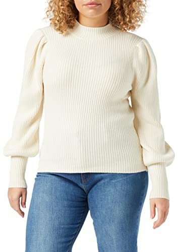 ONLY Damen Onlkatia L/S Highneck Cc KNT Pullover, Whitecap Gray, L EU