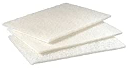 Scotch-Brite Almohadilla para limpieza de superficies delicadas 90 blanco, 158 mm x 224 mm, Paquete de 20