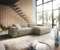 DELIFE Eckcouch Tenso Chenille Beige 280x165 cm Recamiere rechts
