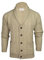 Xact Mens Cable Shawl Neck Cardigan (Natural Twist) M