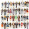 Personenfiguren im Maßstab 1:50, aus Kunststoff, gemischte Farben, sitzend und stehend, für Miniatur-Szenen, Landschaft, 50 Stück