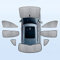 EXPY Auto Sonnenschutz für Volkswagenwerk Vw Touran 2006 2007 2008 2009 2010 2011 2012 2013 2014 2015,UV-Schutz Privatsphäre Sichtschutz Auto Fenster Sonnenschirm Vorhang,A/8pcs