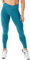 JOYSPELS V Crossover High Waisted Workout Leggings for Women, Scrunch Butt Lifting Gym Tights Tummy Control Yoga Pants, Blaugrün/Ein Hauch von Paradies (Trace of Paradise), S