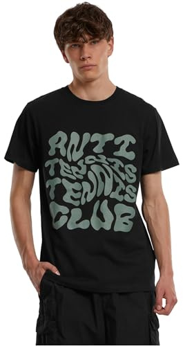 Mister Tee Herren T-Shirt Anti Tennis Club Tee Black XS