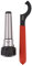 Peowuieu Mt3 Er25 - Tenazas de sujeción con herramienta giratoria de fresado CNC fijo + 1 palanca